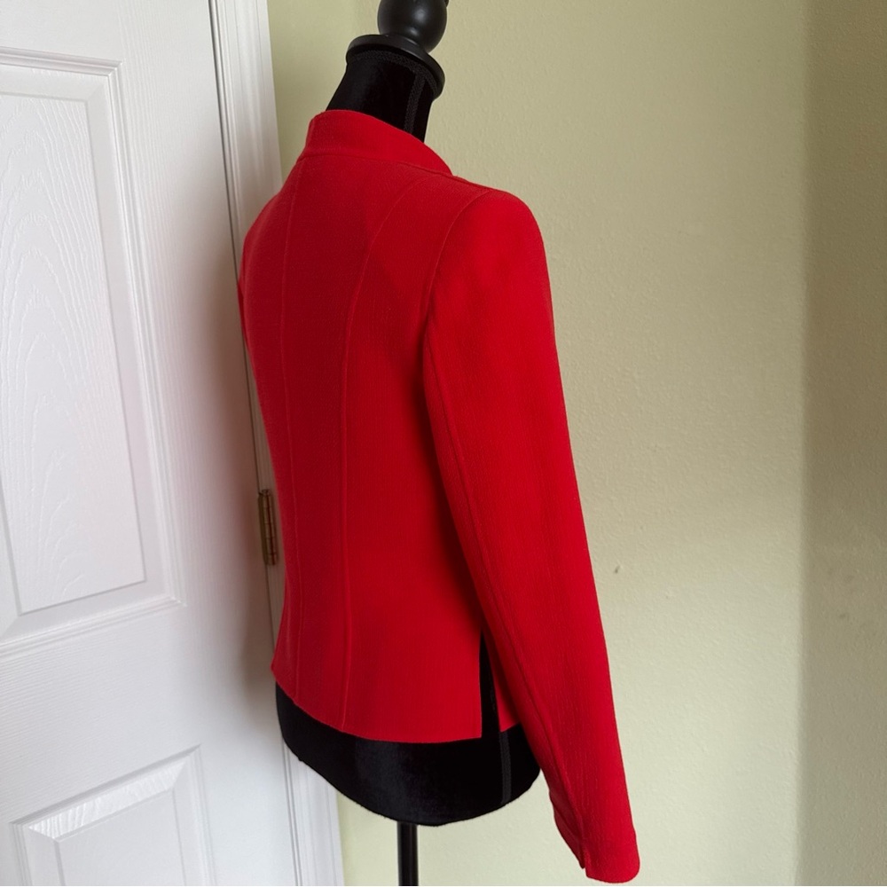 EUC ESCADA Red Wool Set Blazer Jacket and Pants - Picture 5 of 15